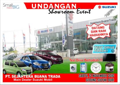 Buruan Test Drive Berhadiah di Suzuki SBT Duri